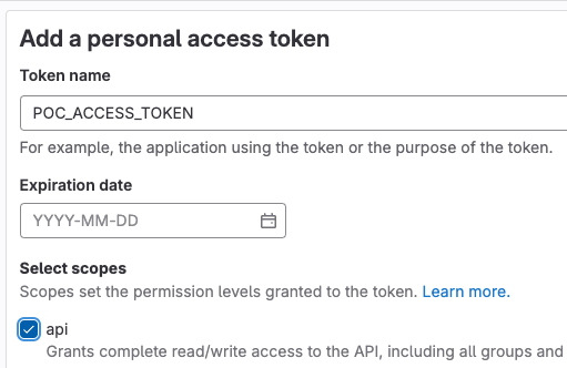 Create Access token