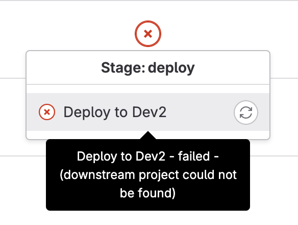Downstream error
